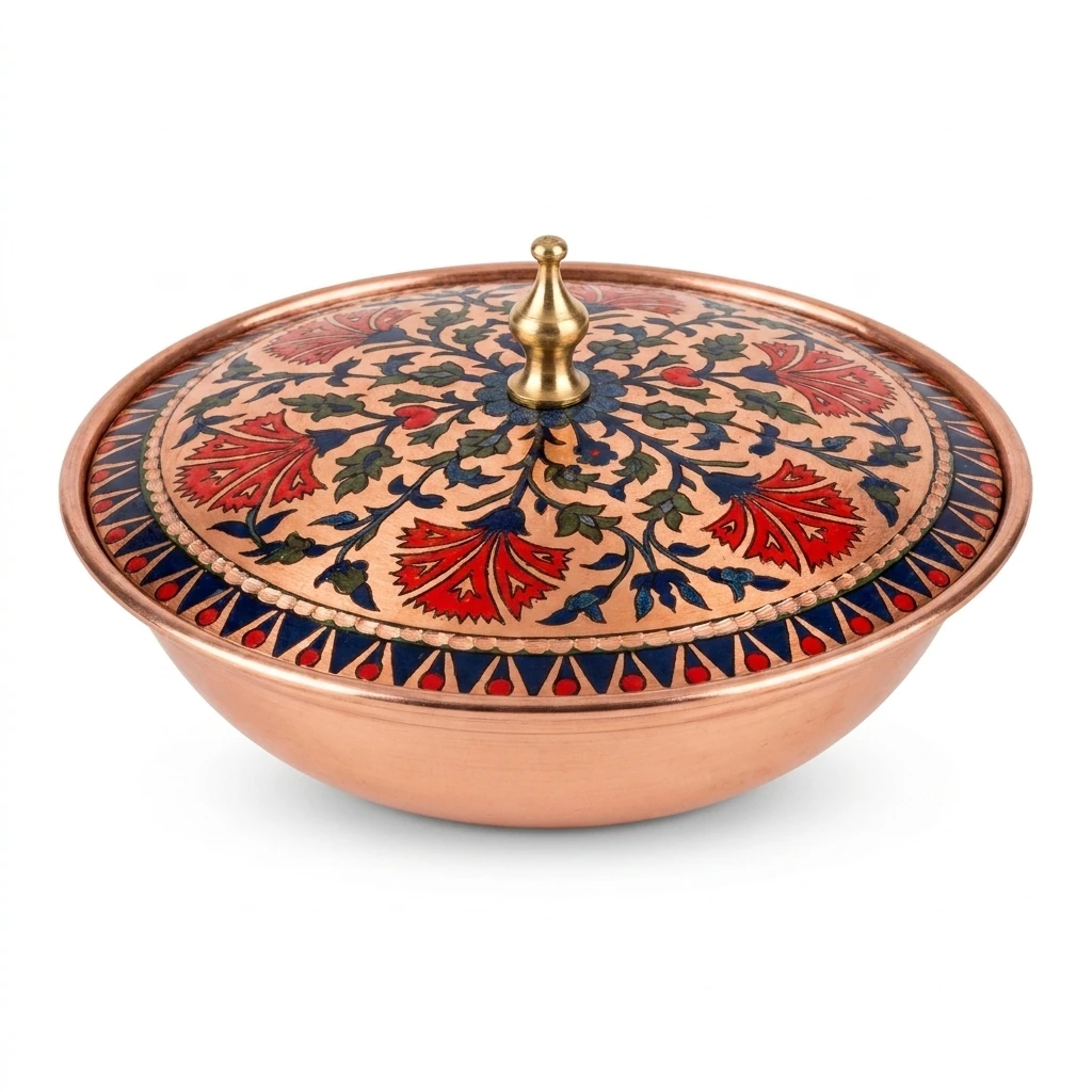 وعاء سكر نحاسي مفرد Ayasofya – صغير بقطر 7 سم