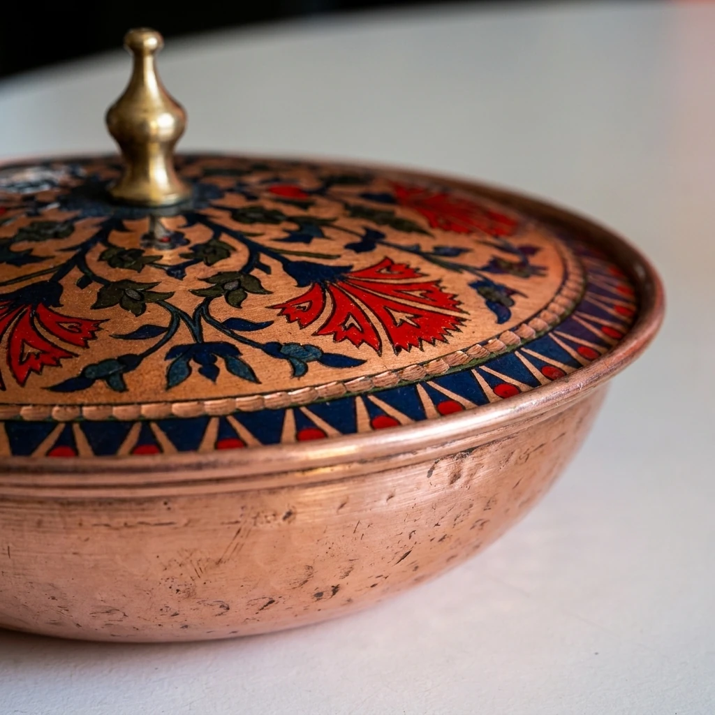 وعاء سكر نحاسي مفرد Ayasofya – صغير بقطر 7 سم