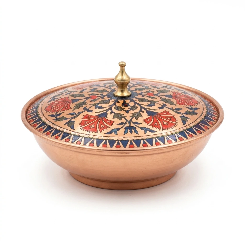 وعاء سكر نحاسي مفرد Ayasofya – صغير بقطر 7 سم
