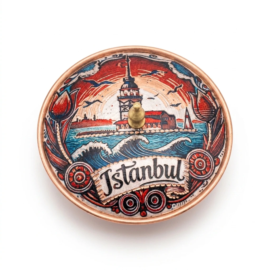 Sucrier individuel en cuivre Boğaziçi – Petit, diamètre 7 CM
