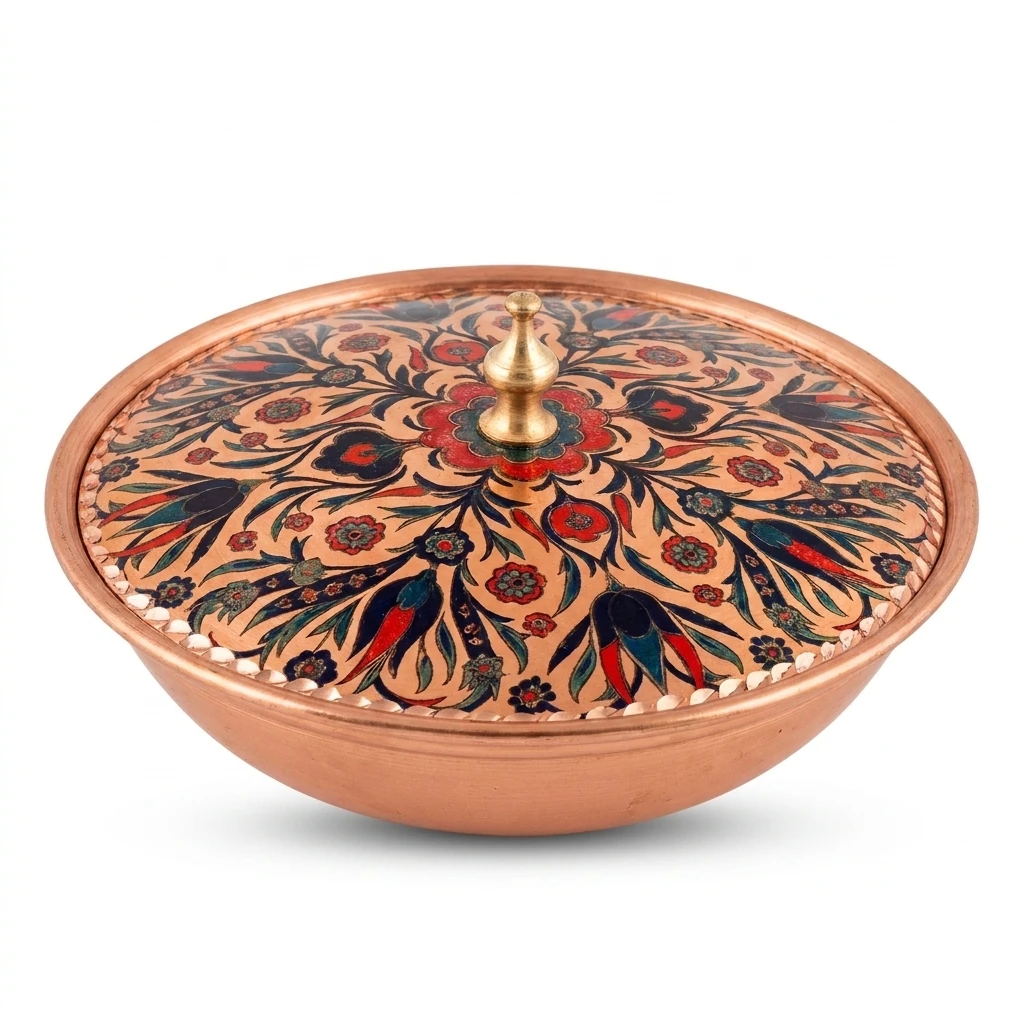 Rumi einzelne Kupfer-Zuckerdose – Klein, 7 CM Durchmesser