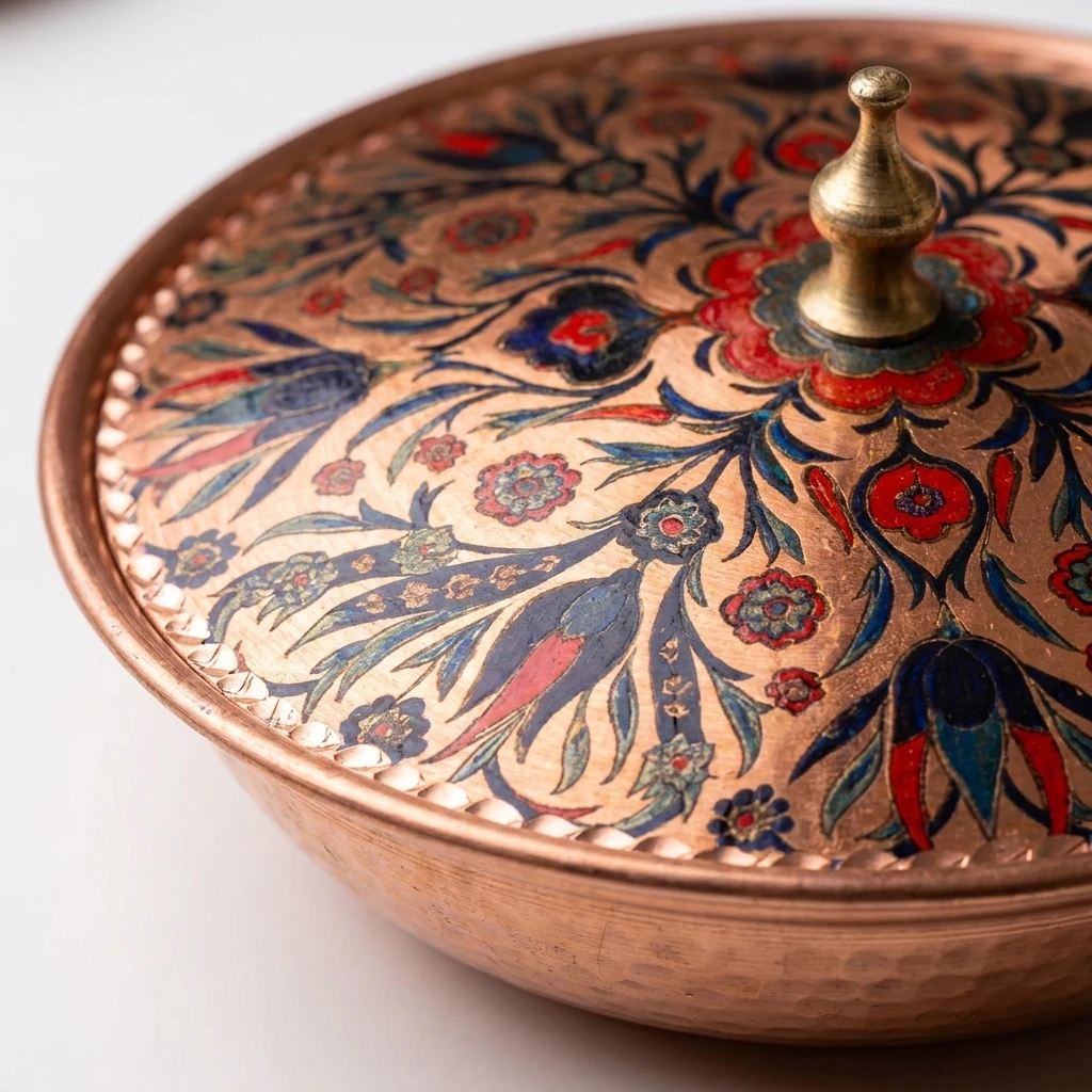 Rumi einzelne Kupfer-Zuckerdose – Klein, 7 CM Durchmesser