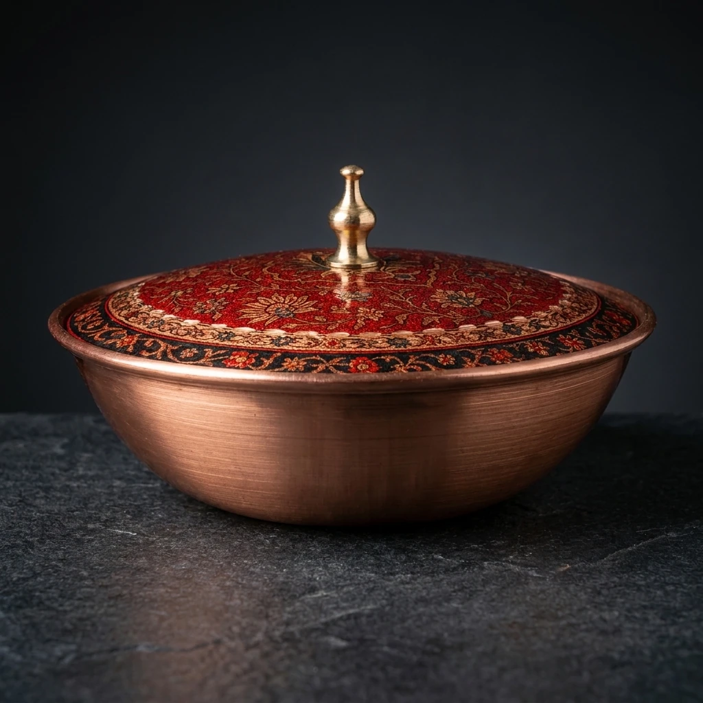 Simay Single Copper Sugar Bowl – Small 7 CM Diameter