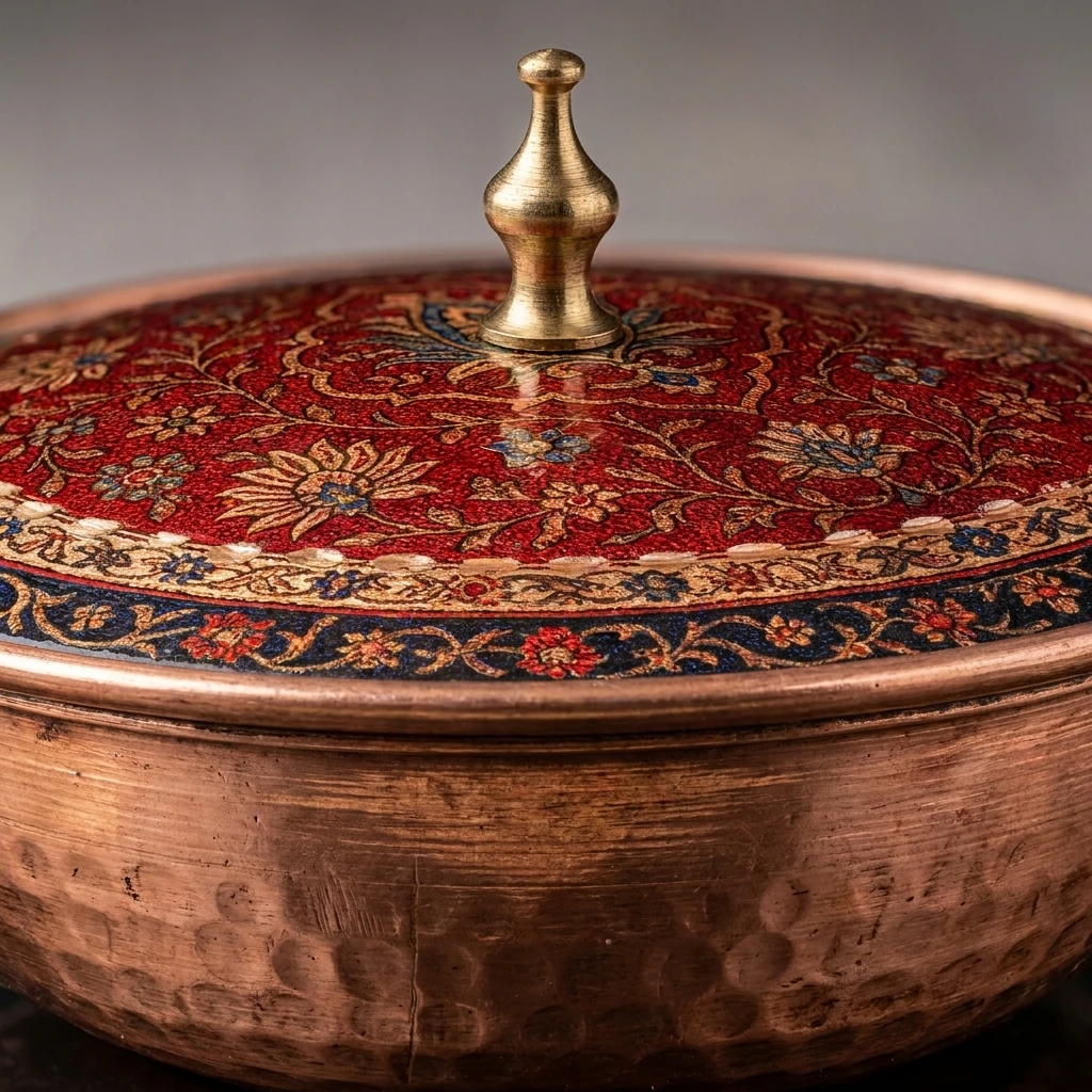 Simay Single Copper Sugar Bowl – Small 7 CM Diameter