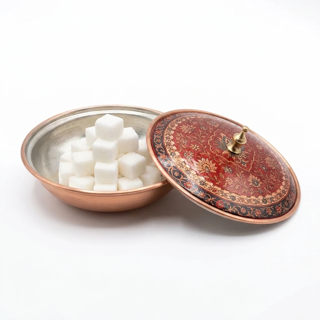 Simay Single Copper Sugar Bowl – Small 7 CM Diameter