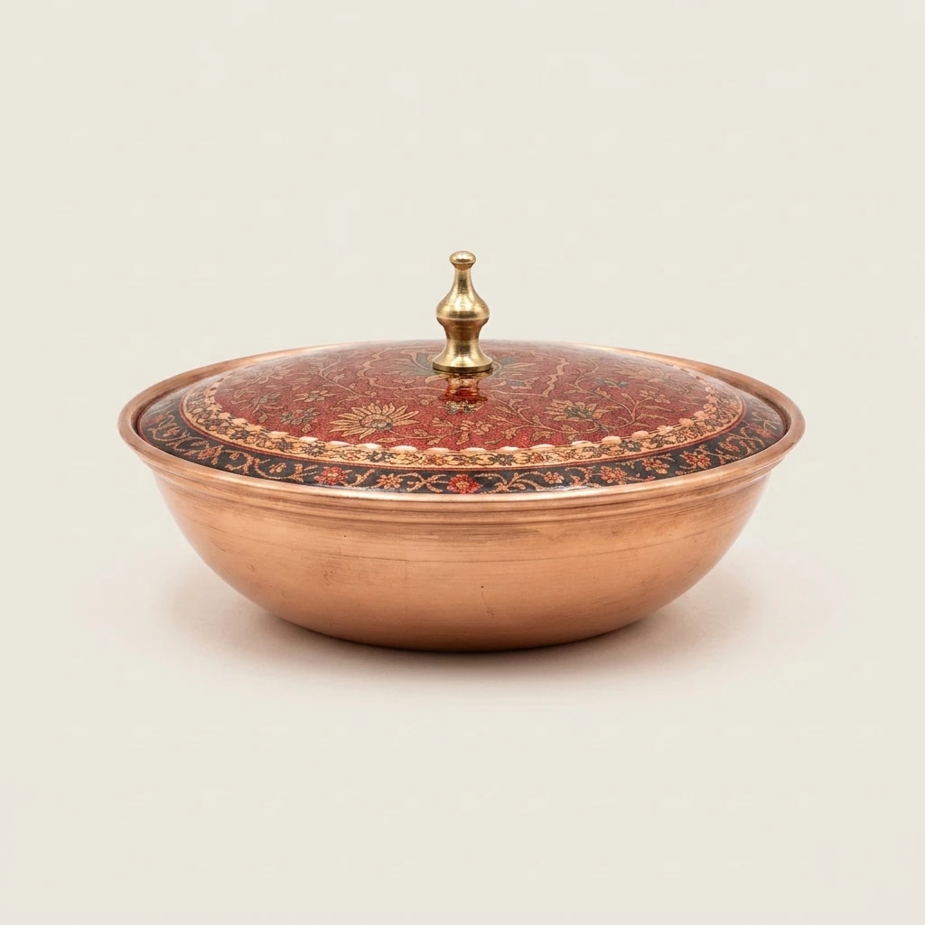 Simay Single Copper Sugar Bowl – Small 7 CM Diameter