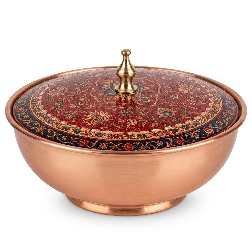 Simay Single Copper Sugar Bowl – Small 7 CM Diameter